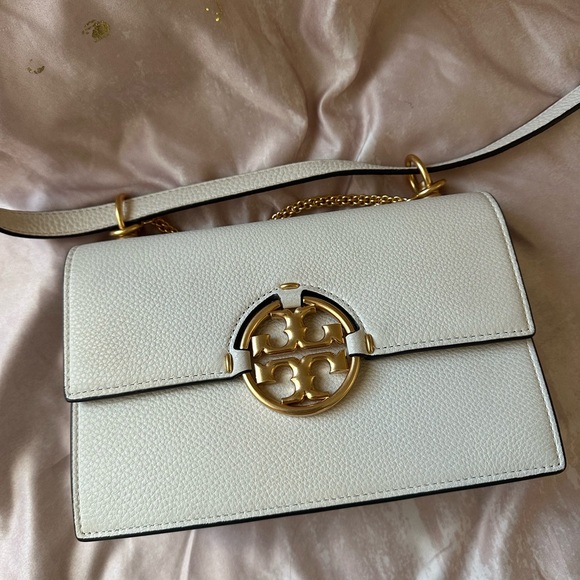 Tory Burch White Leather Crossbody Bag - Picture 1 of 14